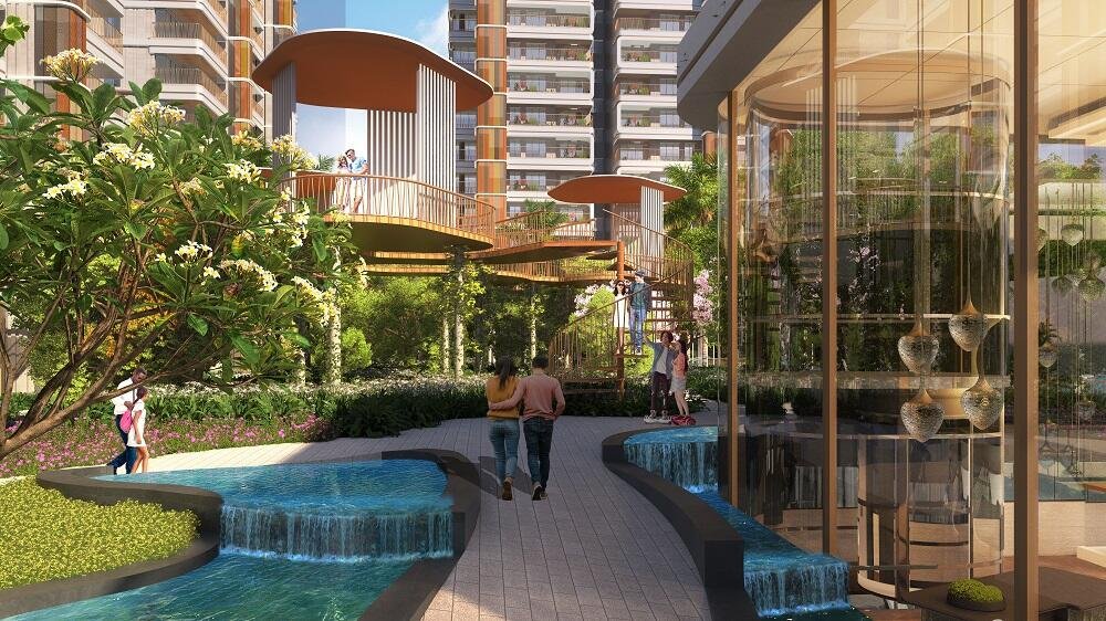 Waterfront walkway
