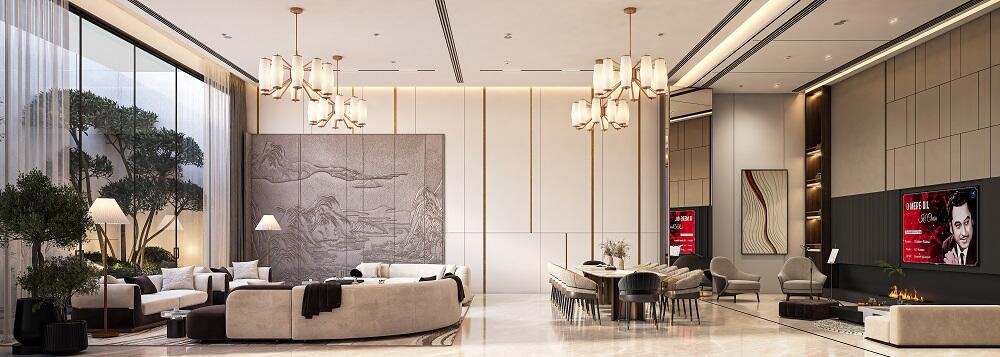 3.5 BHK lounge